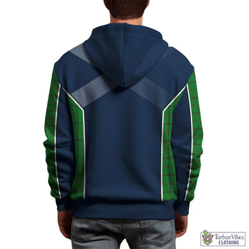 Don Tartan Hoodie with Family Crest and Scottish Thistle Vibes Sport Style - Tartan Vibes Clothing