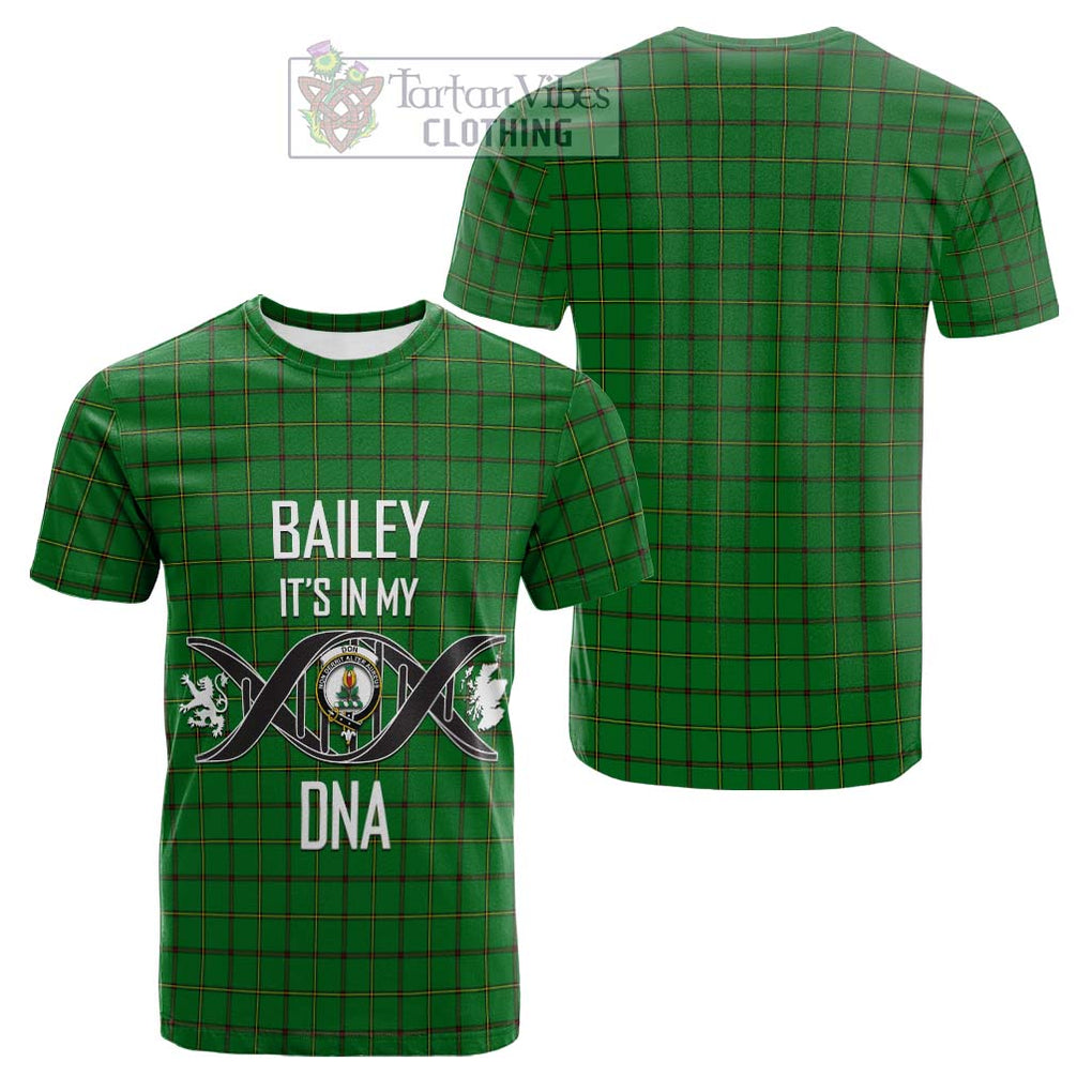 Don Tartan Cotton T-shirt with Family Crest DNA In Me Style Kid's Shirt - Tartan Vibes Clothing