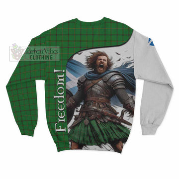Don Crest Tartan Sweatshirt Inspired by the Freedom of Scottish Warrior - Tartan Vibes Clothing