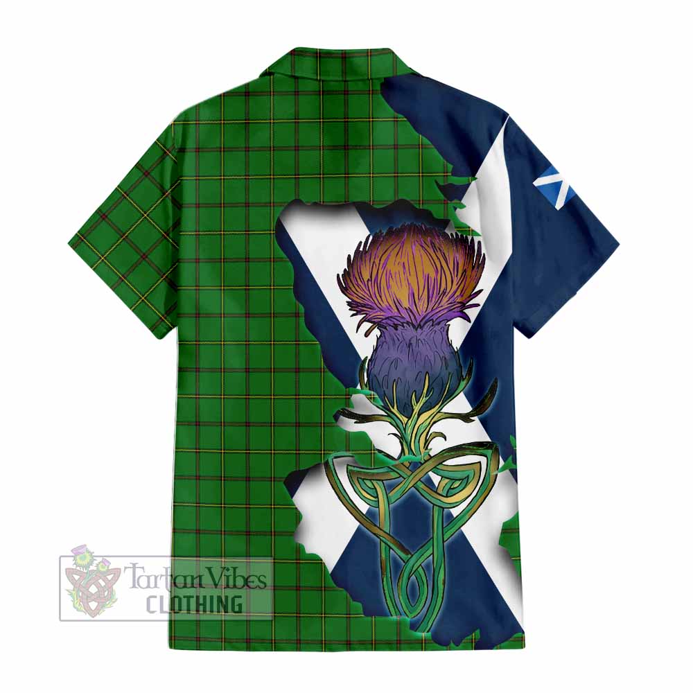 Don Tartan Family Crest Hawaiian Shirt Scottish Thistle Celtic Inspired - Tartan Vibes Clothing