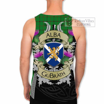 Don Tartan Family Crest Men's Tank Top Lion Rampant Royal Thistle Shield Celtic Inspired - Tartan Vibes Clothing