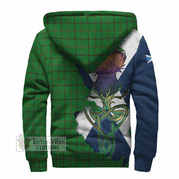 Don Tartan Family Crest Sherpa Hoodie Scottish Thistle Celtic Inspired - Tartan Vibes Clothing