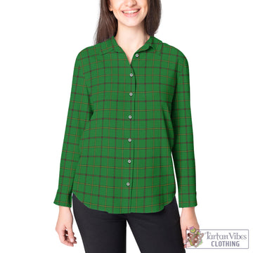 Don Tartan Women's Casual Shirt - Tartan Vibes Clothing