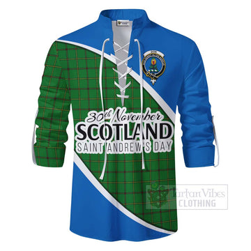 Don Family Crest Tartan Ghillie Kilt Shirt Celebrate Saint Andrew's Day in Style - Tartan Vibes Clothing