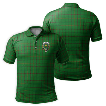 Don Tartan Men's Polo Shirt with Family Crest - Tartan Vibes Clothing