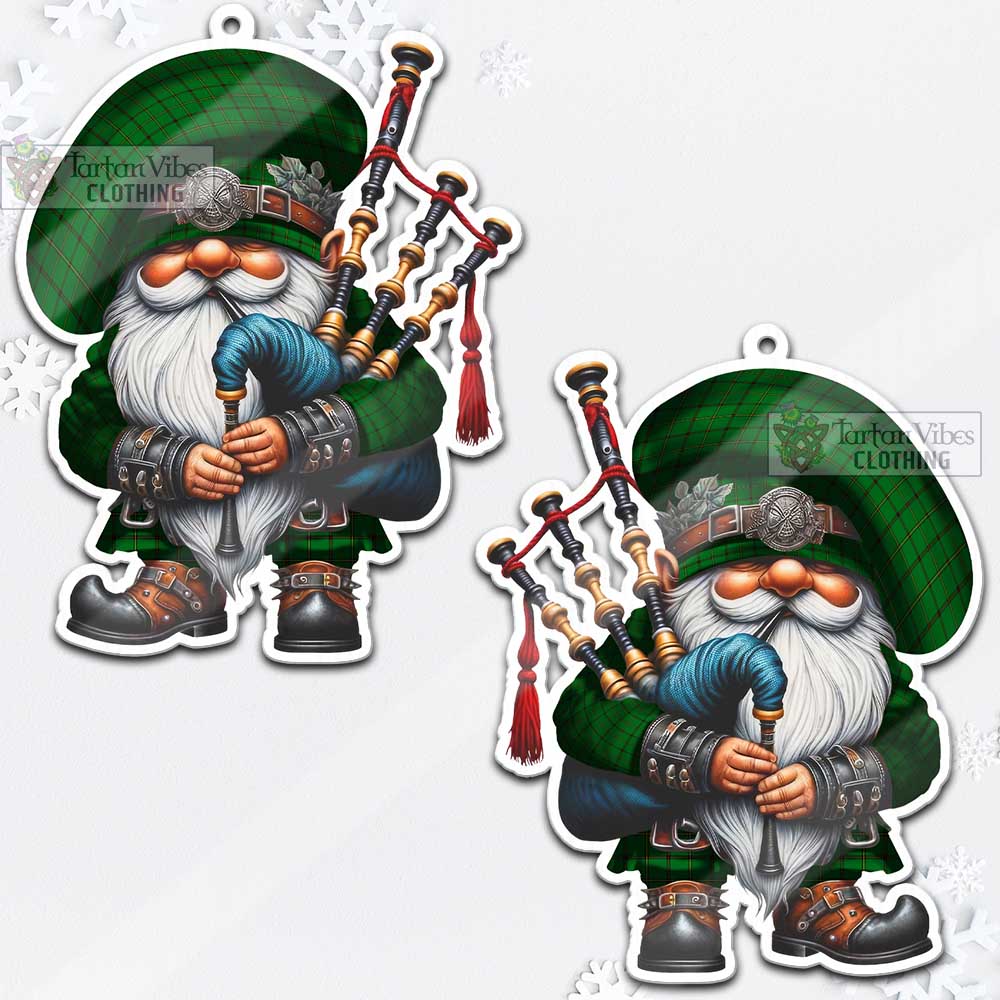 Don Tartan Bagpiper Gnome Christmas Ornament - Tartan Vibes Clothing