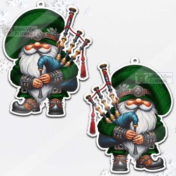Don Tartan Bagpiper Gnome Christmas Ornament - Tartan Vibes Clothing