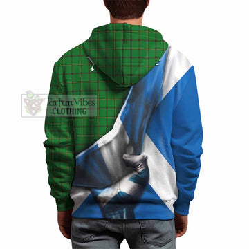 Don Tartan Hoodie with Family Crest Scotland Patriotic Style - Tartan Vibes Clothing
