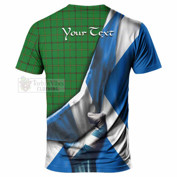 Don Tartan T-Shirt with Family Crest Scotland Patriotic Style - Tartan Vibes Clothing
