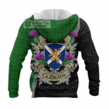 Don Tartan Family Crest Knitted Hoodie Lion Rampant Royal Thistle Shield Celtic Inspired - Tartan Vibes Clothing