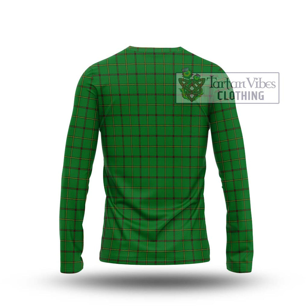Don Tartan Long Sleeve T-Shirt with Family Crest DNA In Me Style - Tartan Vibes Clothing