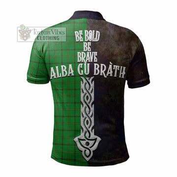 Don Tartan Family Crest Polo Shirt Alba Gu Brath Be Brave Lion Ancient Style - Tartan Vibes Clothing