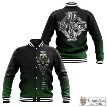 Don Tartan Baseball Jacket Featuring Alba Gu Brath Family Crest Celtic Inspired - Tartan Vibes Clothing