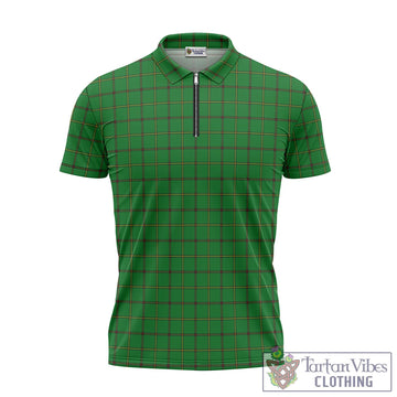 Don Tartan Zipper Polo Shirt - Tartan Vibes Clothing