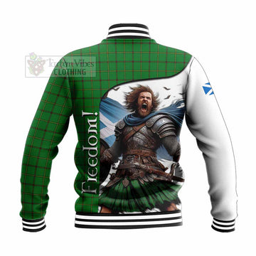 Don Crest Tartan Baseball Jacket Inspired by the Freedom of Scottish Warrior - Tartan Vibes Clothing