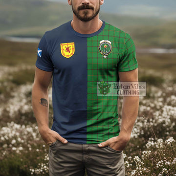 Don Tartan T-Shirt Alba with Scottish Lion Royal Arm Half Style - Tartan Vibes Clothing