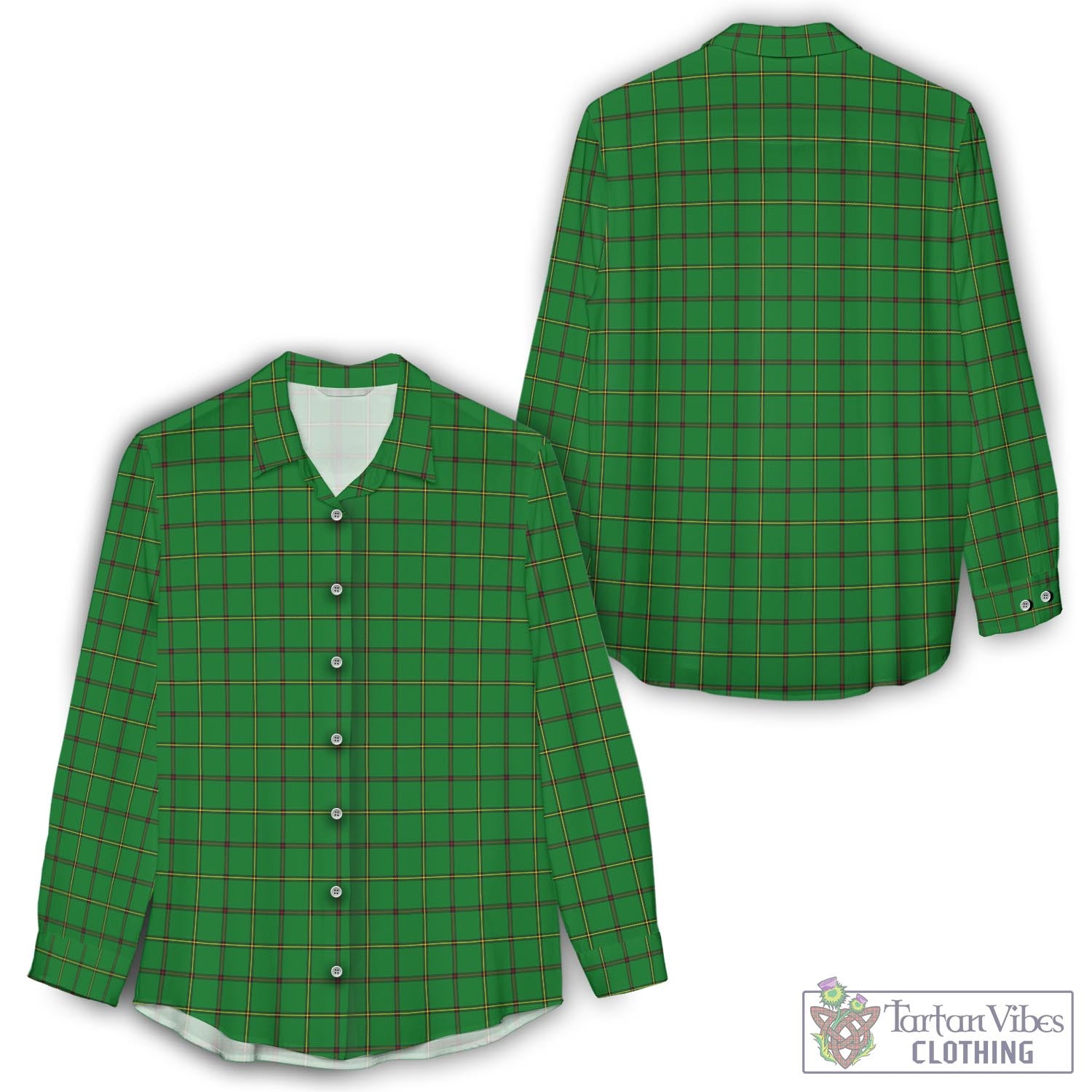 Don Tartan Women's Casual Shirt - Tartan Vibes Clothing