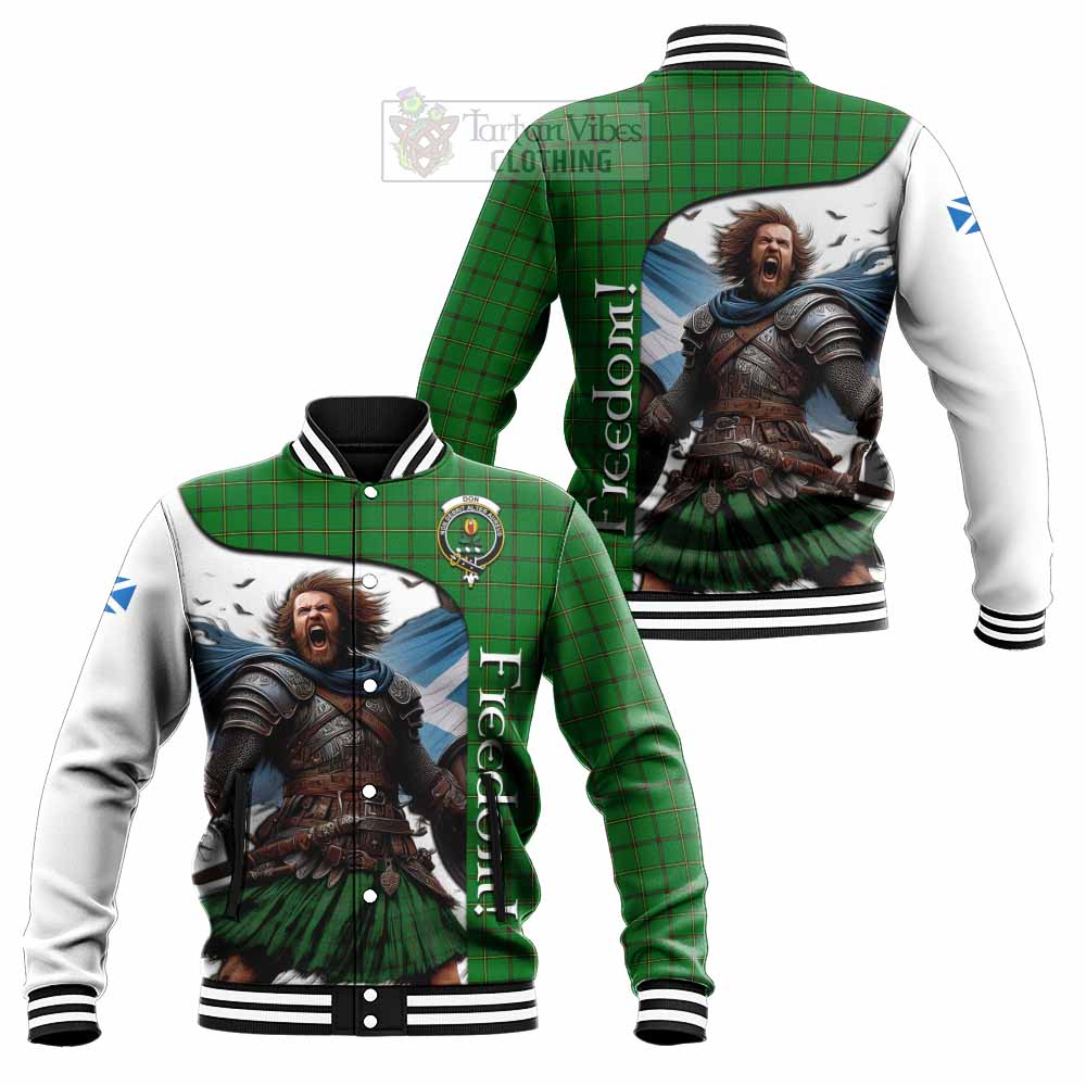 Don Crest Tartan Baseball Jacket Inspired by the Freedom of Scottish Warrior - Tartan Vibes Clothing