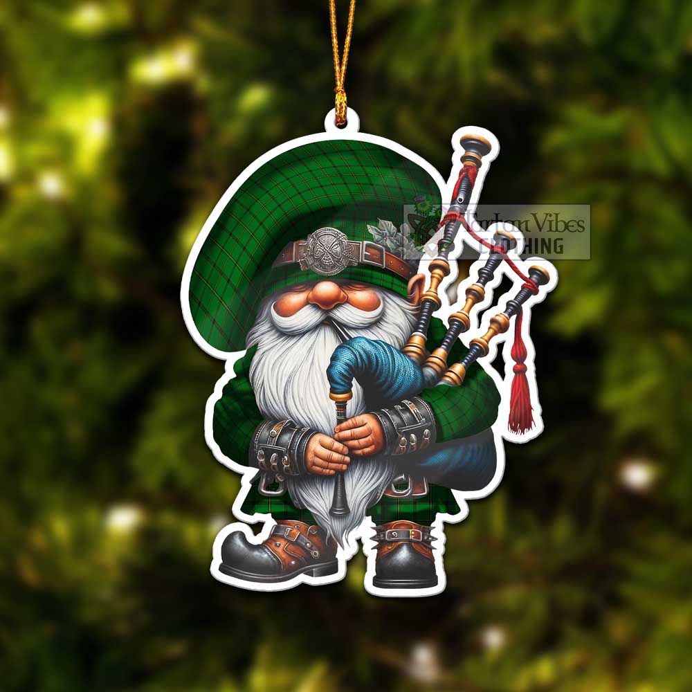Don Tartan Bagpiper Gnome Christmas Ornament - Tartan Vibes Clothing