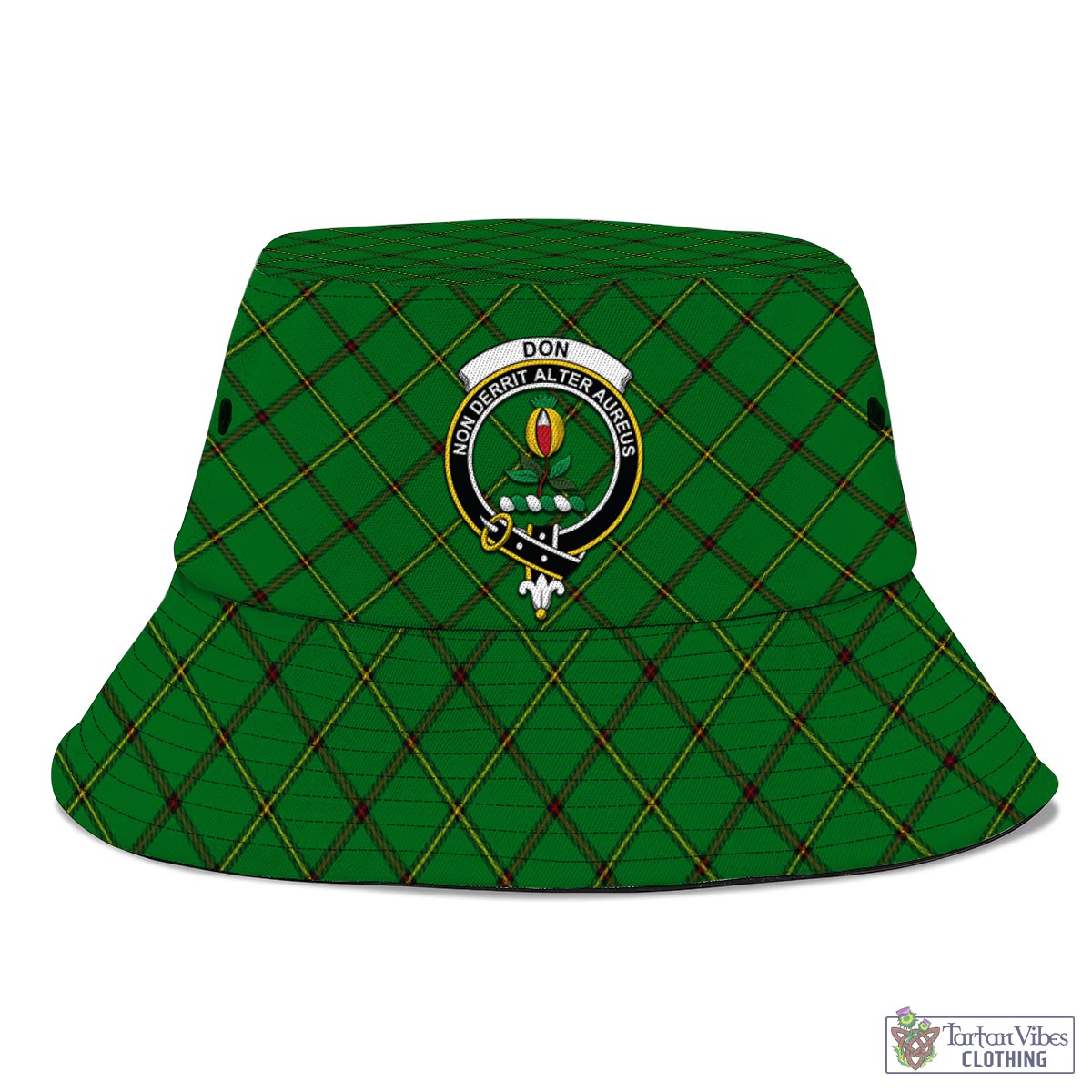 Don Tartan Bucket Hat with Family Crest - Tartan Vibes Clothing