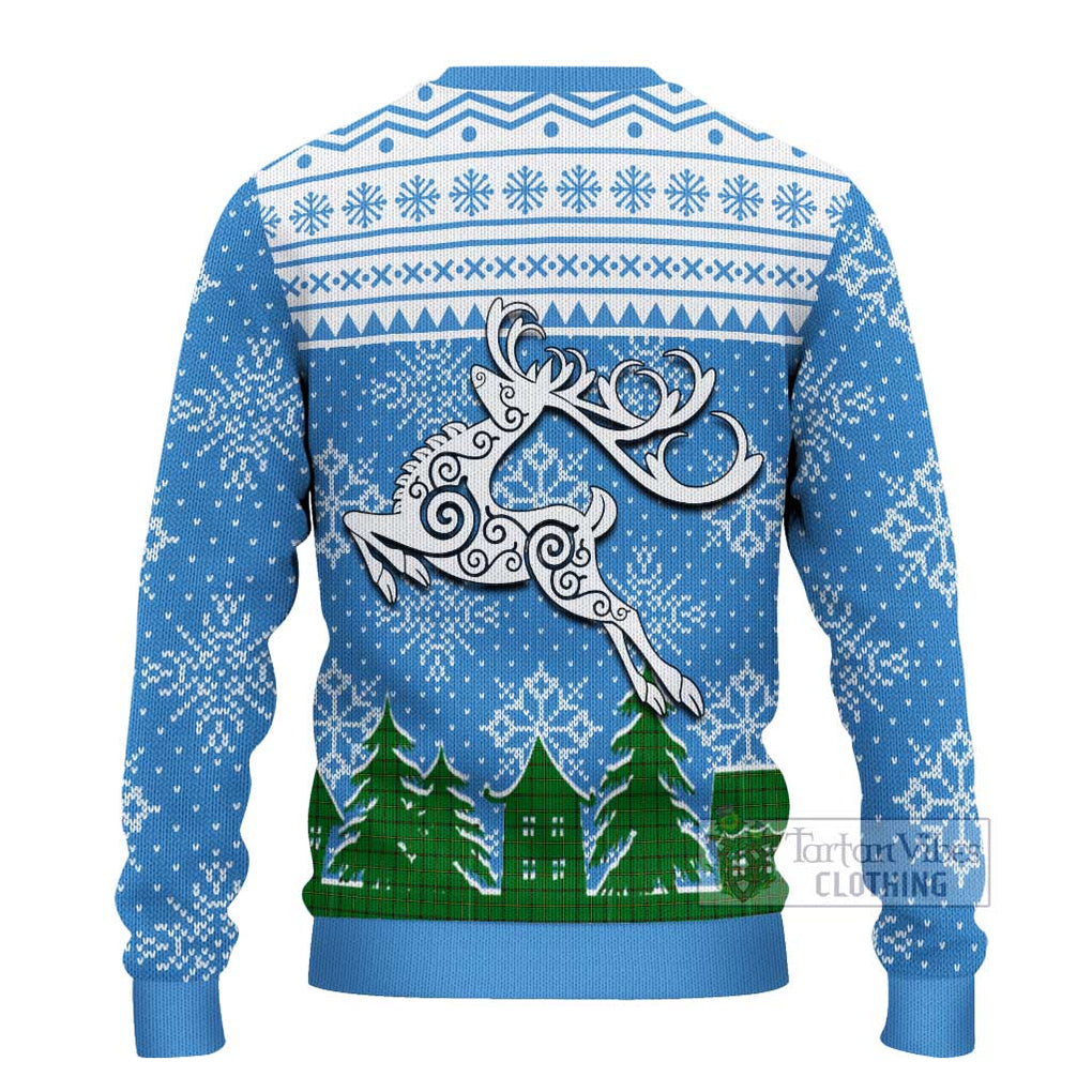 Don Clan Christmas Ugly Sweater Celtic Reindeer Style - Tartan Vibes Clothing