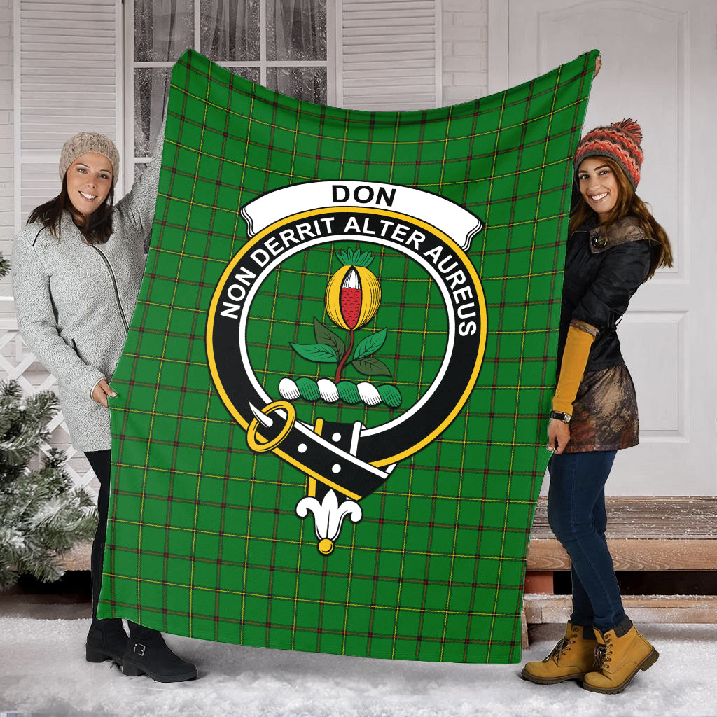Don Tartan Blanket with Family Crest - Tartan Vibes Clothing