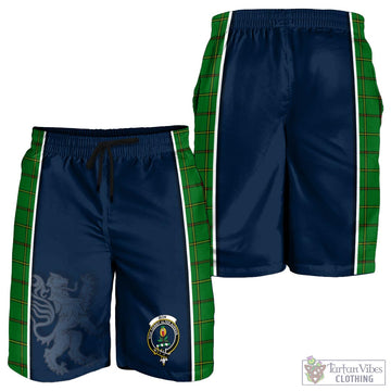 Don Tartan Men's Shorts with Family Crest and Lion Rampant Vibes Sport Style - Tartan Vibes Clothing