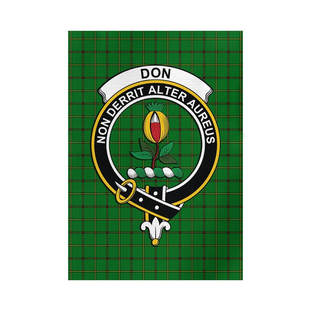 don-tartan-flag-with-family-crest