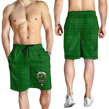 Don Tartan Mens Shorts with Family Crest - Tartan Vibes Clothing