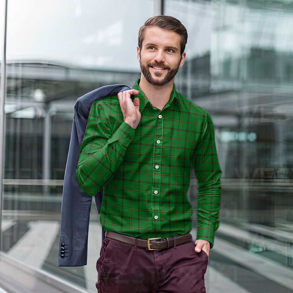Don Tartan Long Sleeve Button Up Shirt - Tartan Vibes Clothing