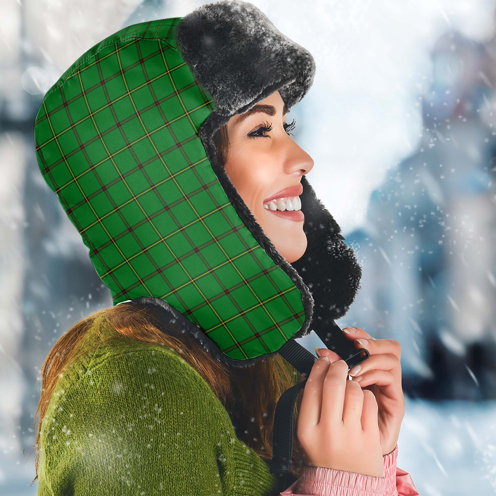 Don Tartan Winter Trapper Hat - Tartan Vibes Clothing