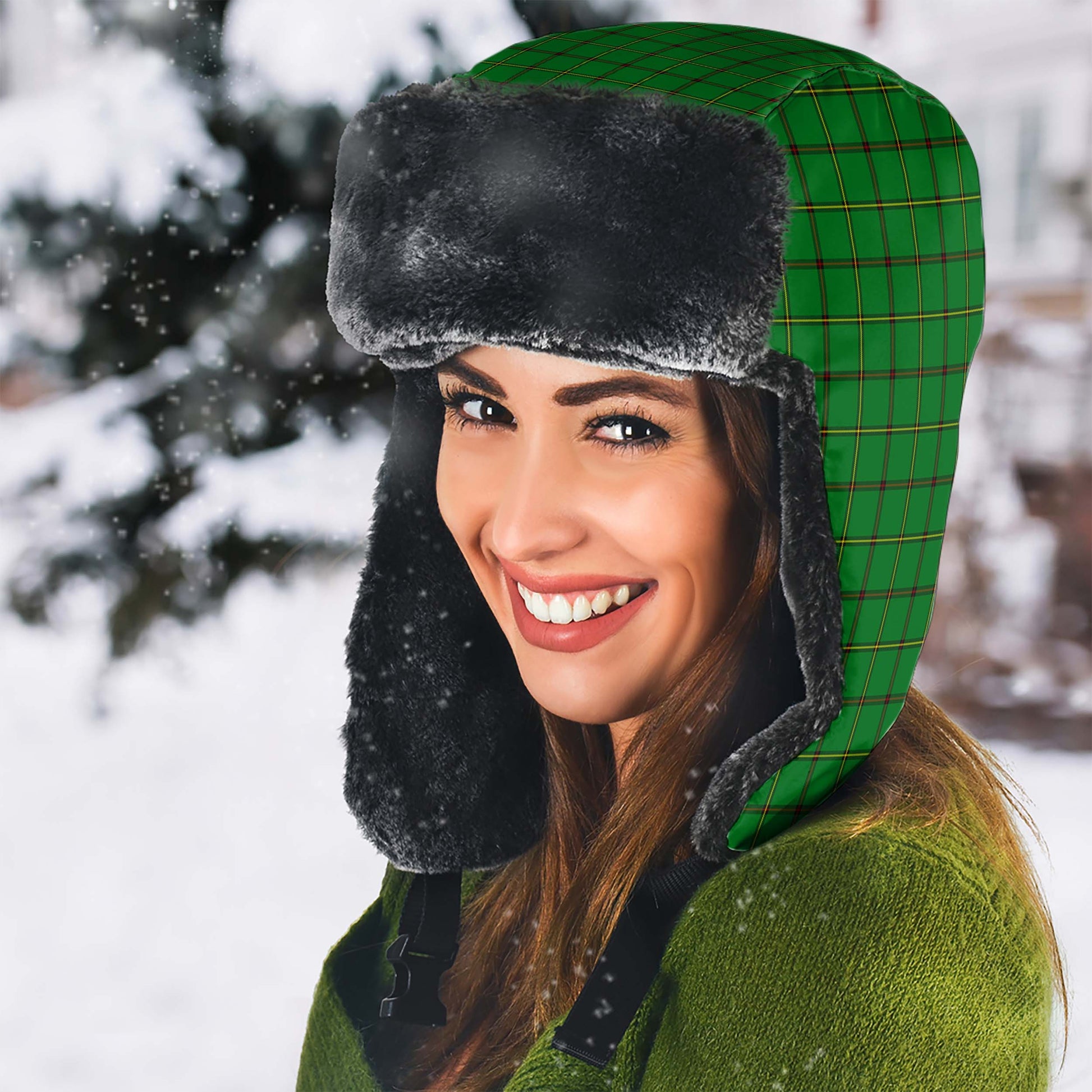 Don Tartan Winter Trapper Hat - Tartan Vibes Clothing
