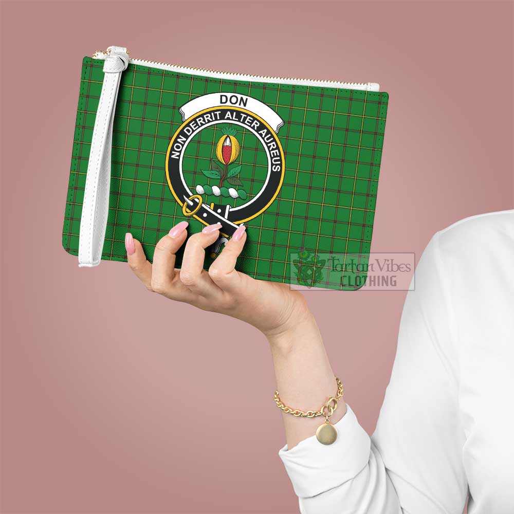 Tartan Vibes Clothing Don Family Crest Tartan Clutch Bag