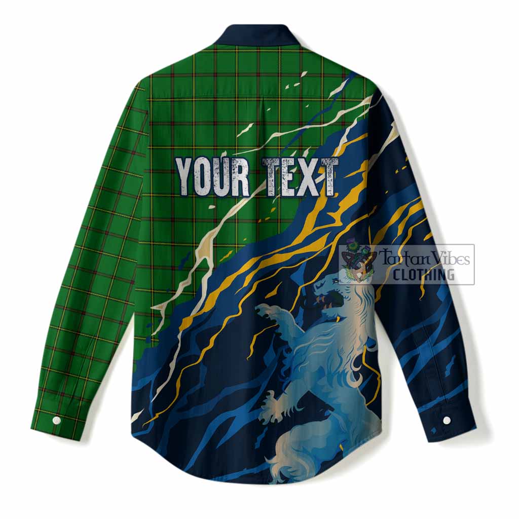 Don Scotland Tartan Women Casual Shirt WC2026 Football - We'll Be Coming