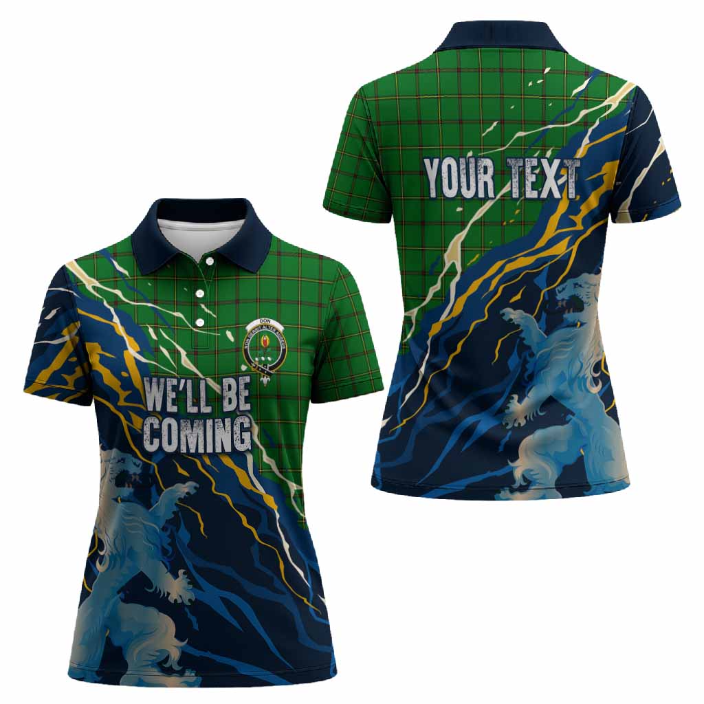 Don Scotland Tartan Women Polo Shirt WC2026 Football - We'll Be Coming