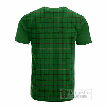 Don Tartan Accent Cotton T-shirt with Family Crest