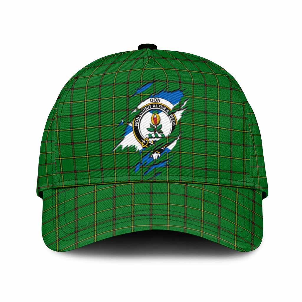 Don Tartan Classic Cap with Family Crest In Me Style