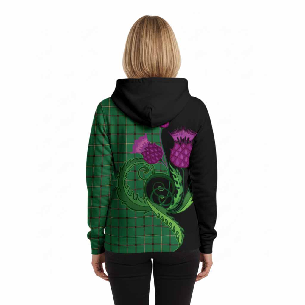 Don Tartan Hoodie Traditional Scottish Thistle
