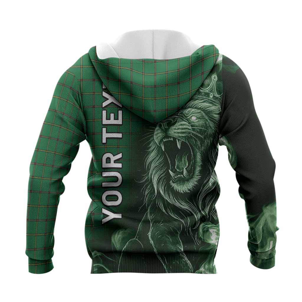 Don Tartan Knitted Hoodie Roaring Lion Heritage