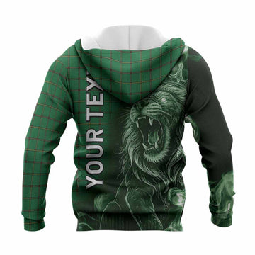 Don Tartan Knitted Hoodie Roaring Lion Heritage
