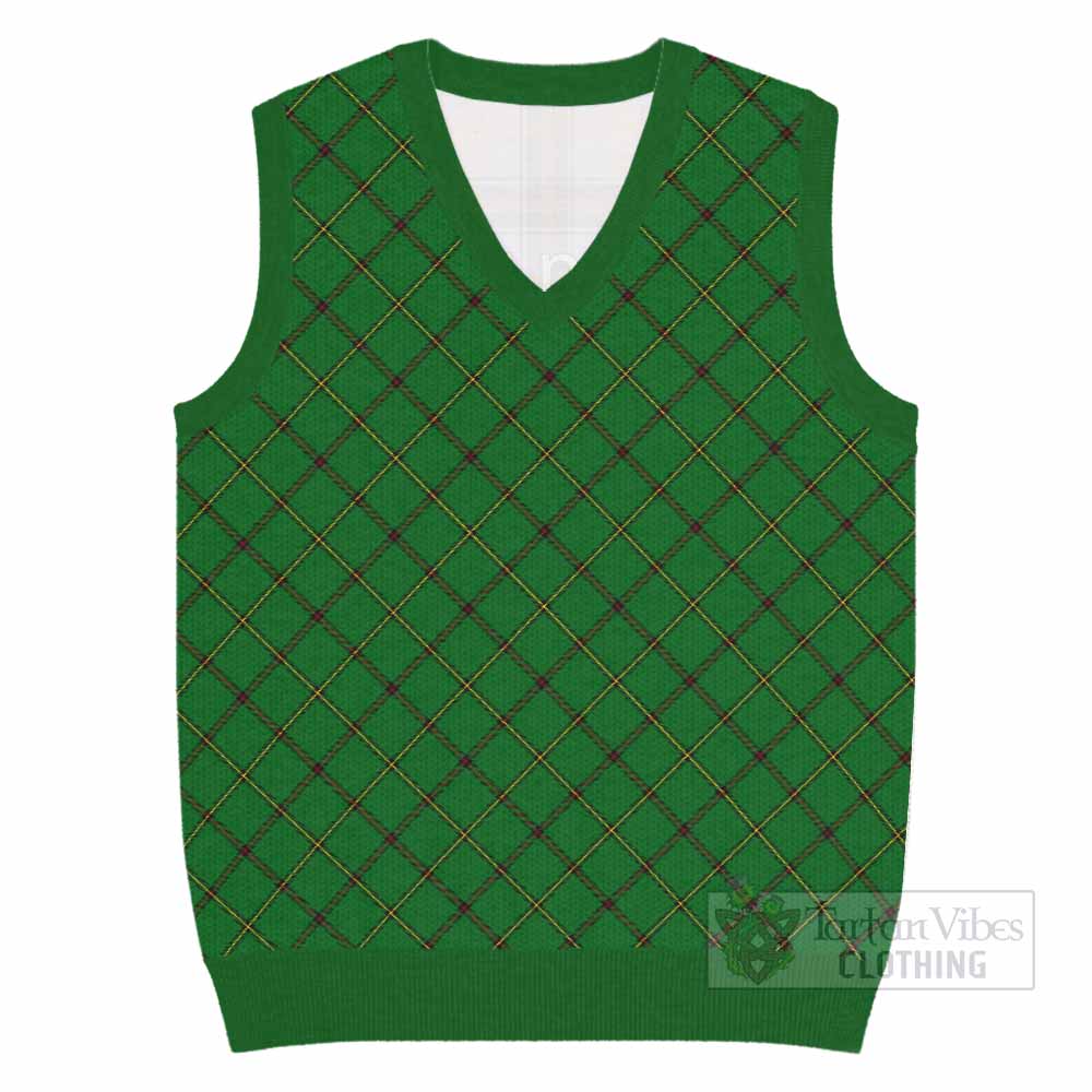 Don Tartan  Knitted V-Neck Vest Cross Style