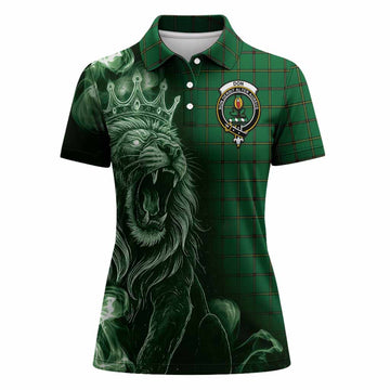 Don Tartan Women Polo Shirt Roaring Lion Heritage
