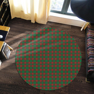 Donachie Tartan Round Rug Premium Round Rug - Tartan Vibes Clothing