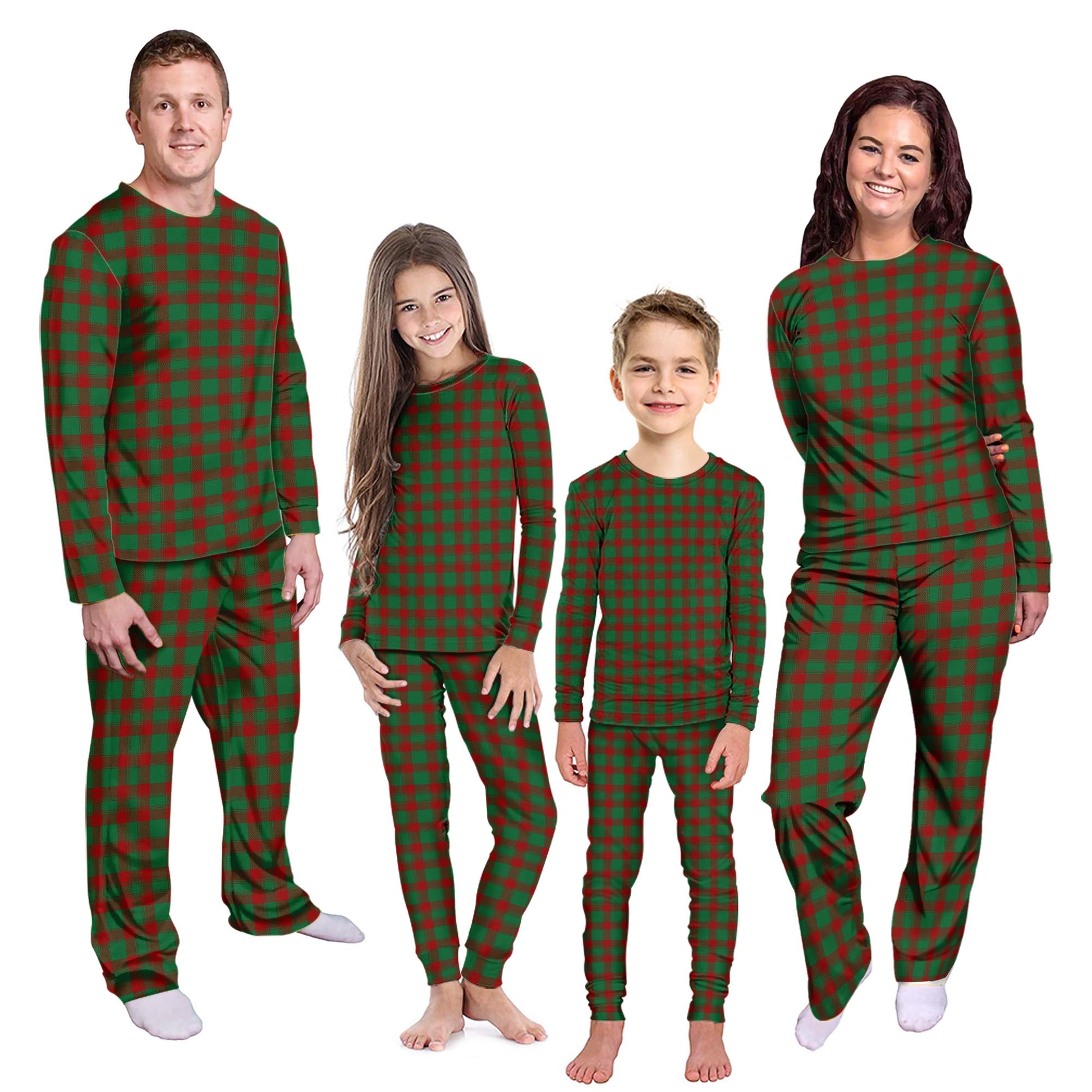 Donachie Tartan Pajamas Family Set Kid - Tartan Vibes Clothing