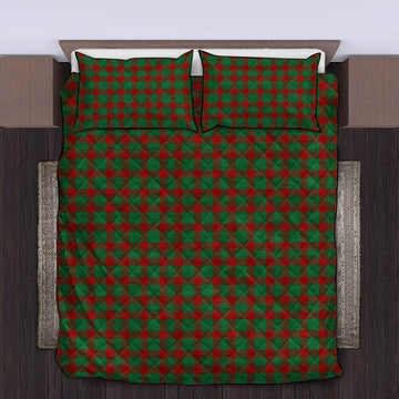 Donachie Tartan Quilt Bed Set King - Tartan Vibes Clothing