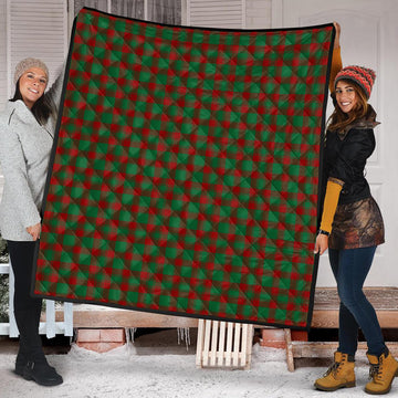 Donachie Tartan Quilt Super King Quilt 91" x 110" - Tartan Vibes Clothing