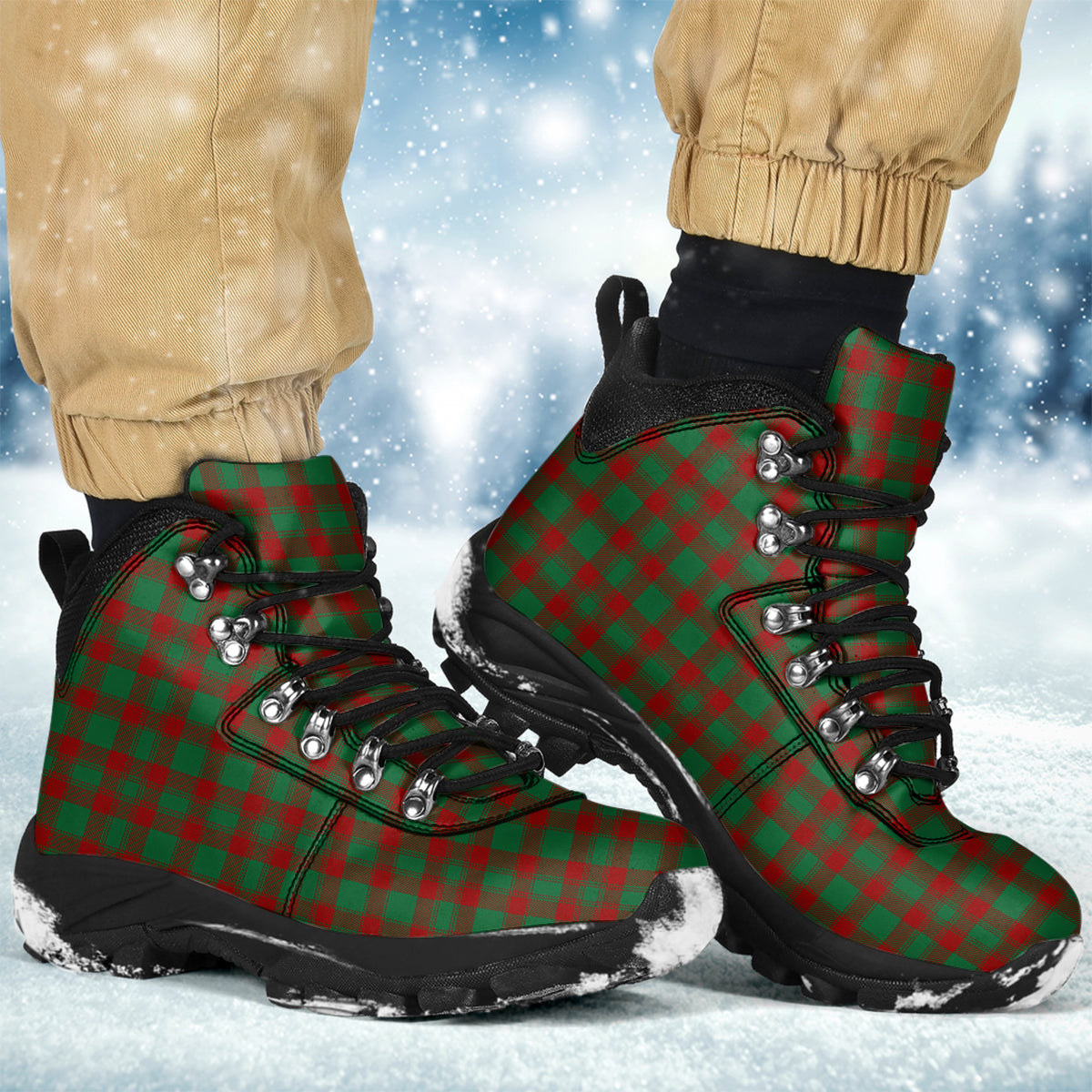 Donachie Tartan Alpine Boots Men's Boots - Tartan Vibes Clothing