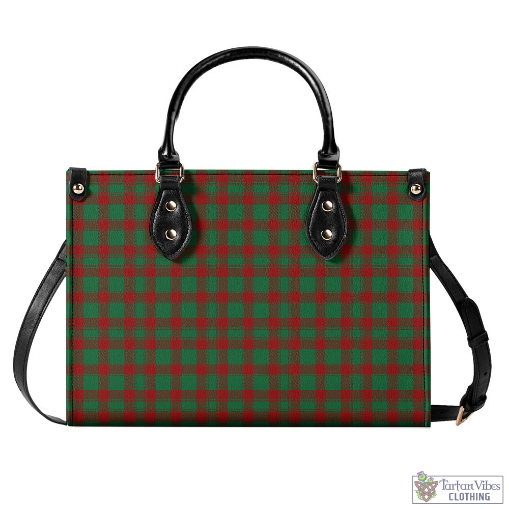 Donachie Tartan Luxury Leather Handbags L - Tartan Vibes Clothing