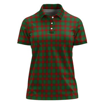 Donachie Tartan Polo Shirt For Women