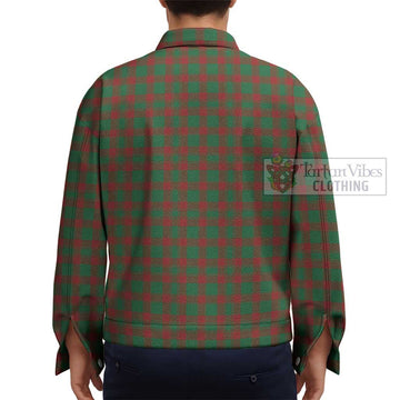 Donachie Tartan Unisex Lapel Cotton Jacket - Tartan Vibes Clothing